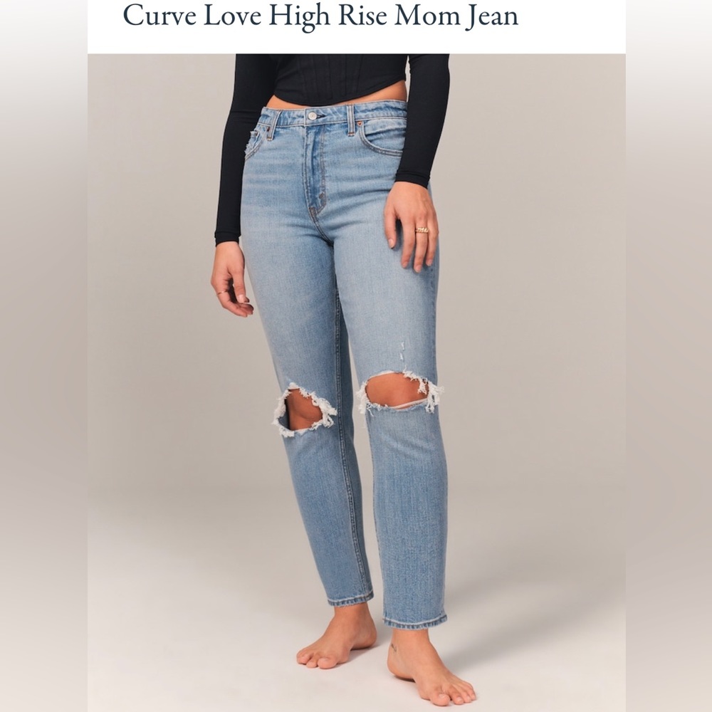 Abercrombie & Fitch Mom High Rise (Curve Love) - 27P